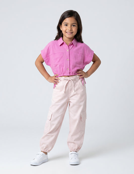 BLUSA NIÑA REF 3526 | FUCSIA