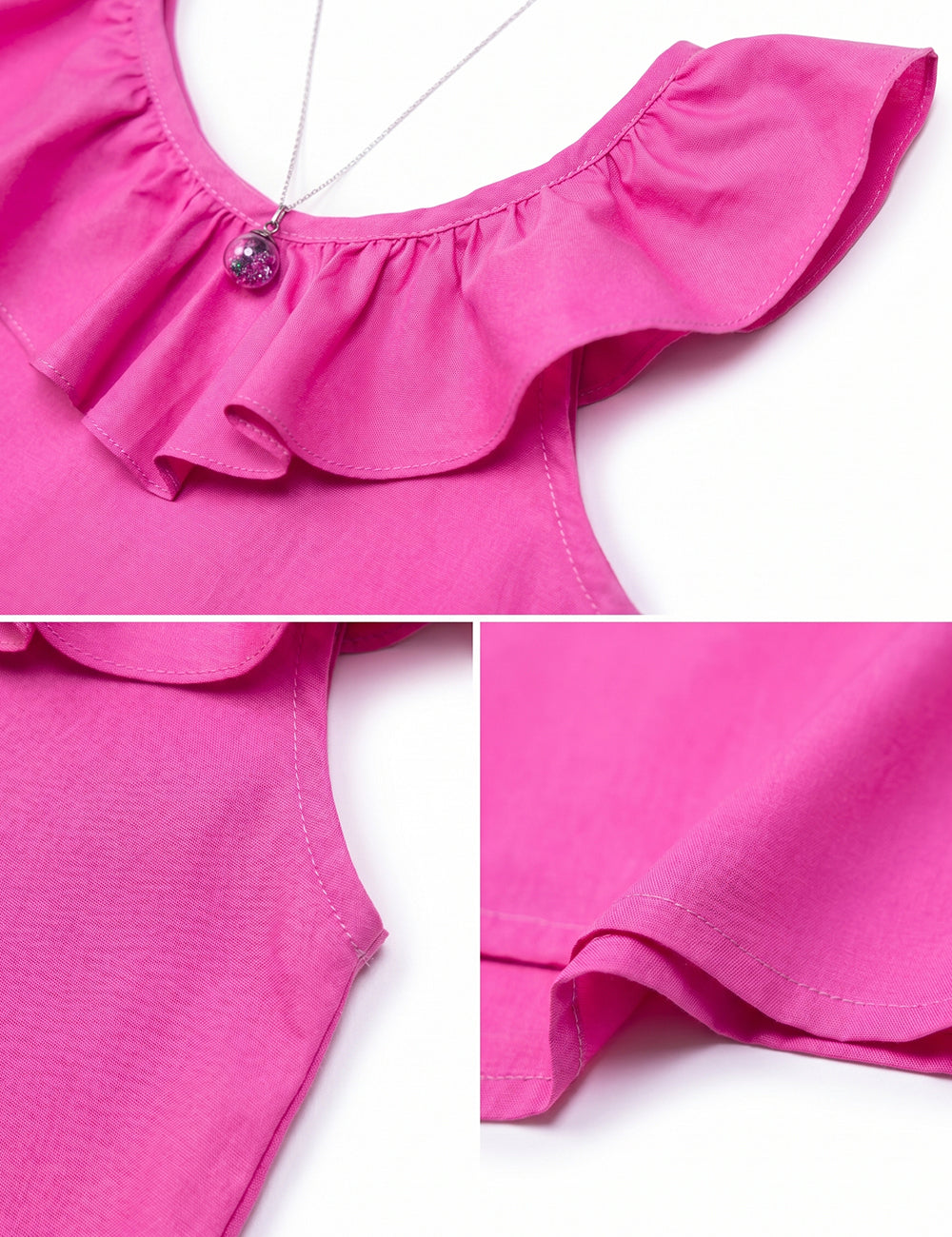 BLUSA NIÑA REF 3546 | FUCSIA