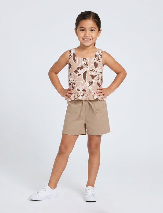 CONJUNTO NIÑA REF 48437 | CAFÉ