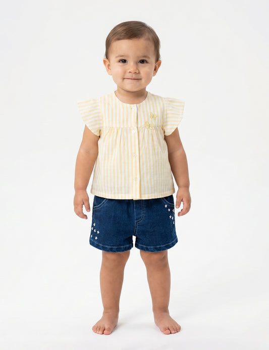 CONJUNTO BEBÉ REF 7196 | AMARILLO