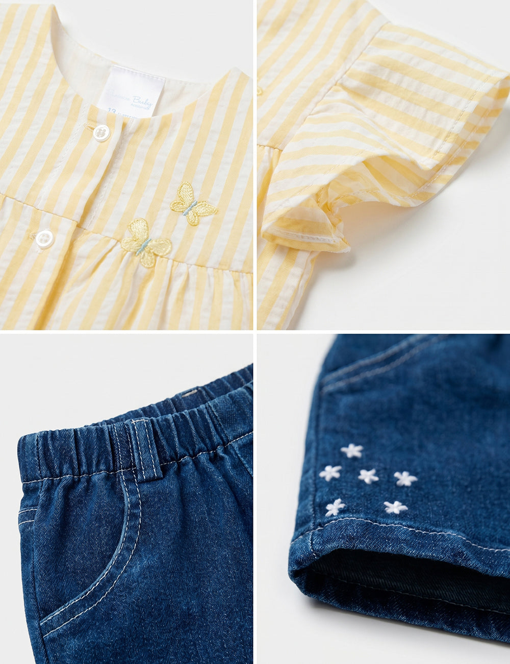 CONJUNTO BEBÉ REF 7196 | AMARILLO