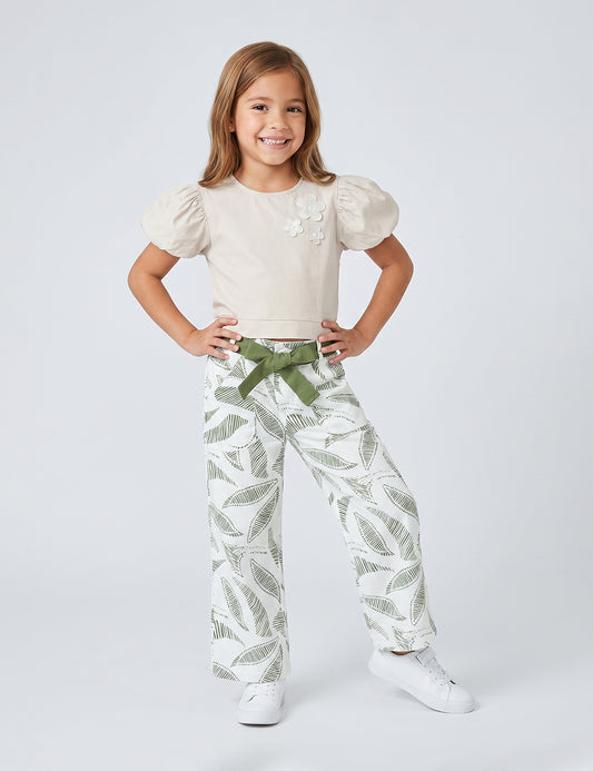 PANTALÓN NIÑA REF 42367 | VERDE