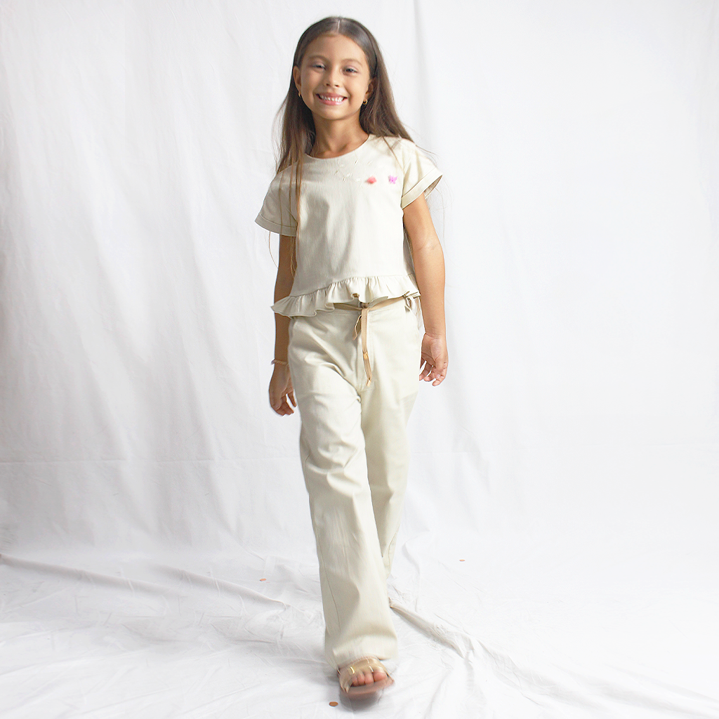 Conjunto lino niña