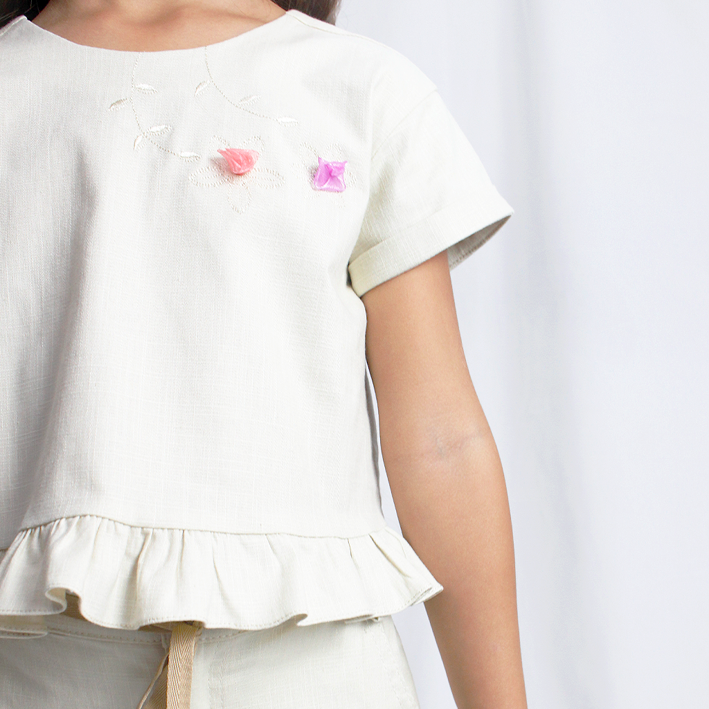 Conjunto lino niña