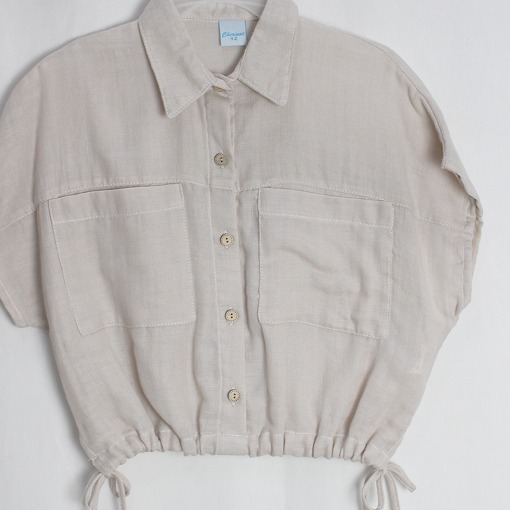 Blusa botones niña