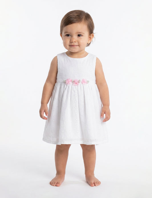 VESTIDO BEBÉ REF 1200 | BLANCO