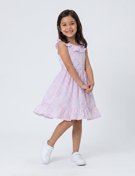 VESTIDO NIÑA REF 5266 | NARANJA