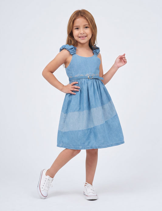 VESTIDO NIÑA REF 5299 | STON CLARO