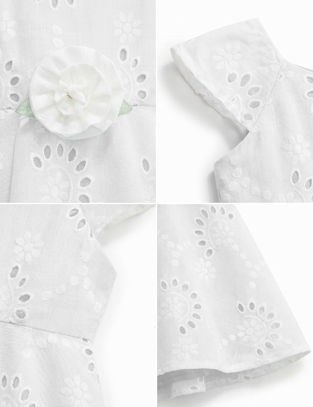 VESTIDO NIÑA REF 5302 | BLANCO