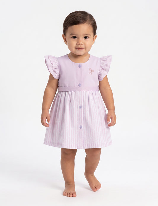 VESTIDO BEBÉ REF 6235 | ROSADO