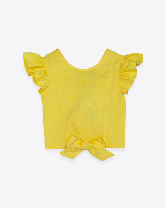 BLUSA NIÑA | AMARILLO