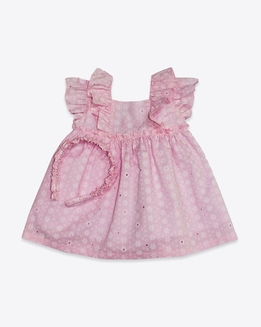 VESTIDO BEBÉ REF 1192 | ROSADO