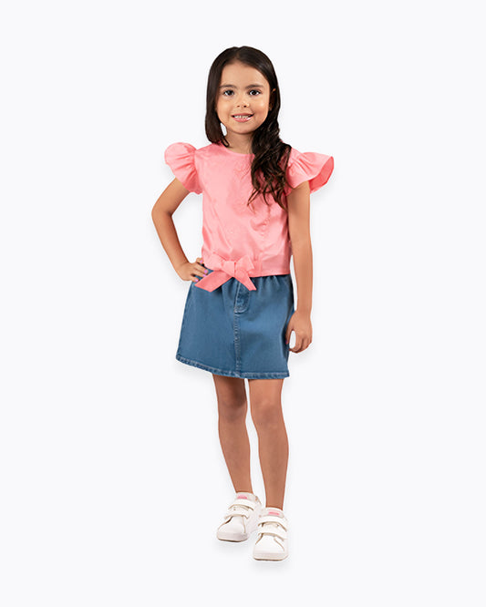 BLUSA NIÑA REF 3438 | CORAL