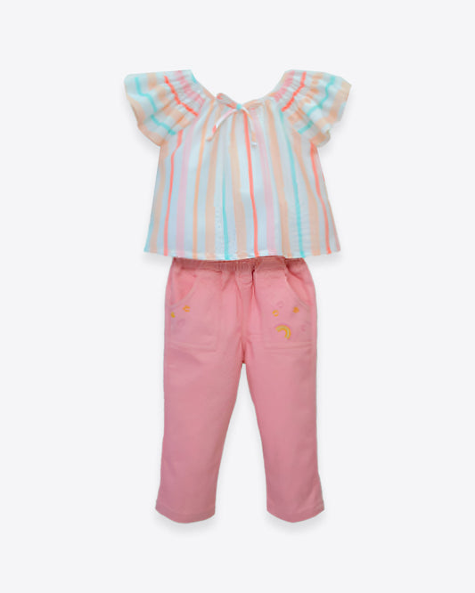 CONJUNTO BEBÉ REF 2165 | PALO ROSA