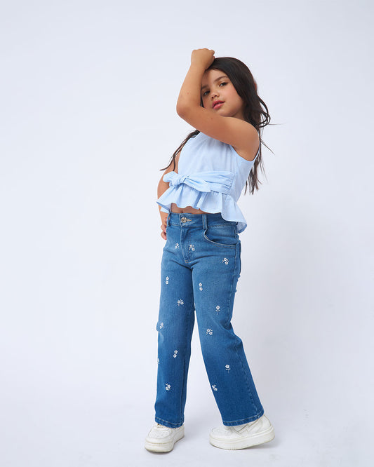 BLUSA NIÑA | AZUL