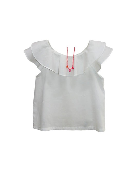 BLUSA NIÑA | BLANCO