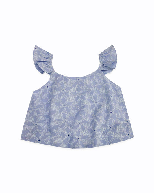 BLUSA NIÑA REF 3542 | CELESTE