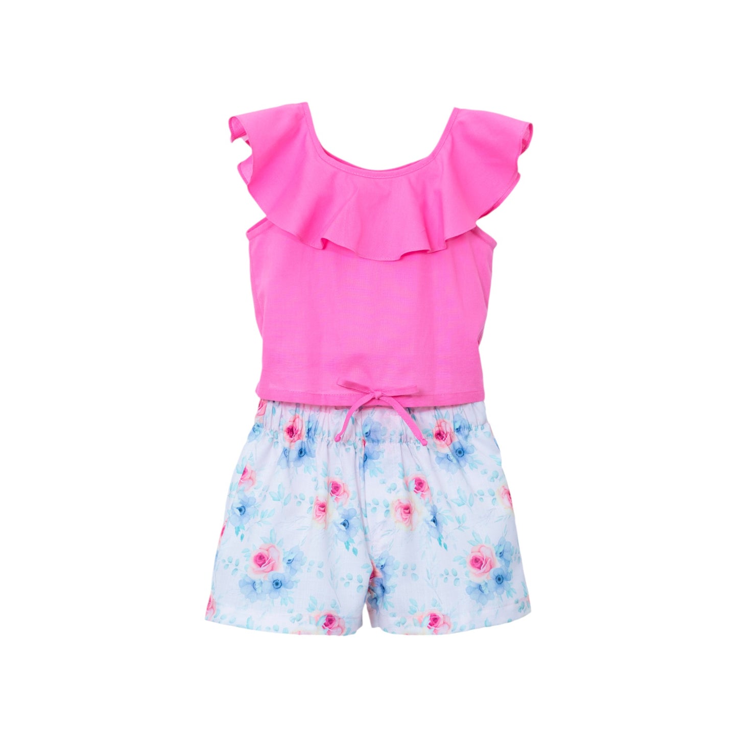 Conjunto floral para niña