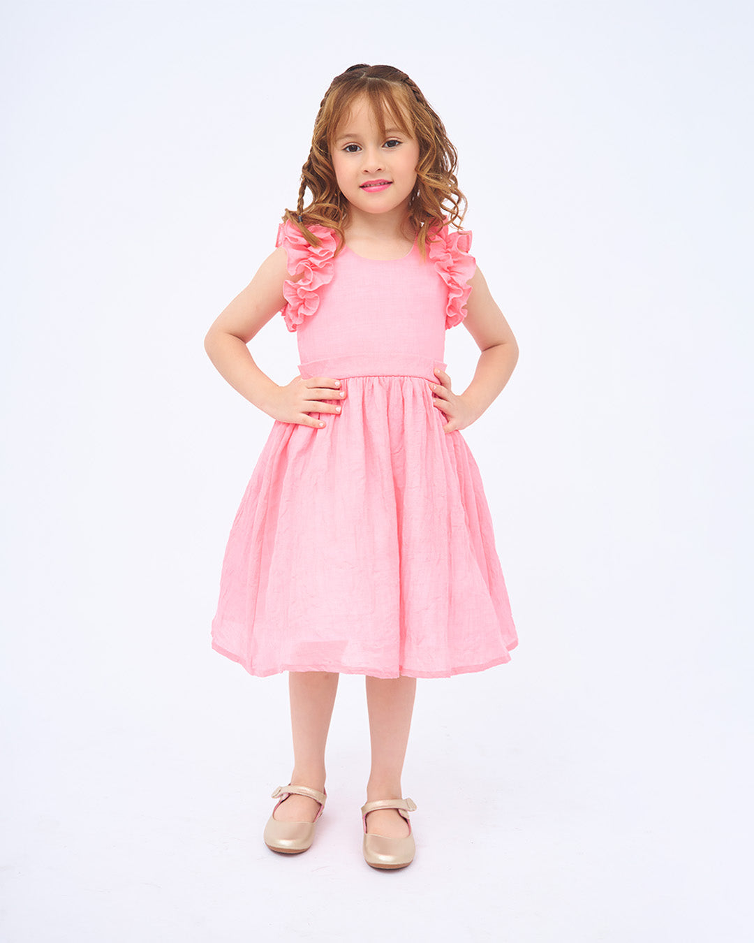VESTIDO NIÑA | CORAL