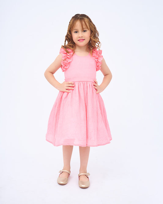VESTIDO NIÑA | CORAL