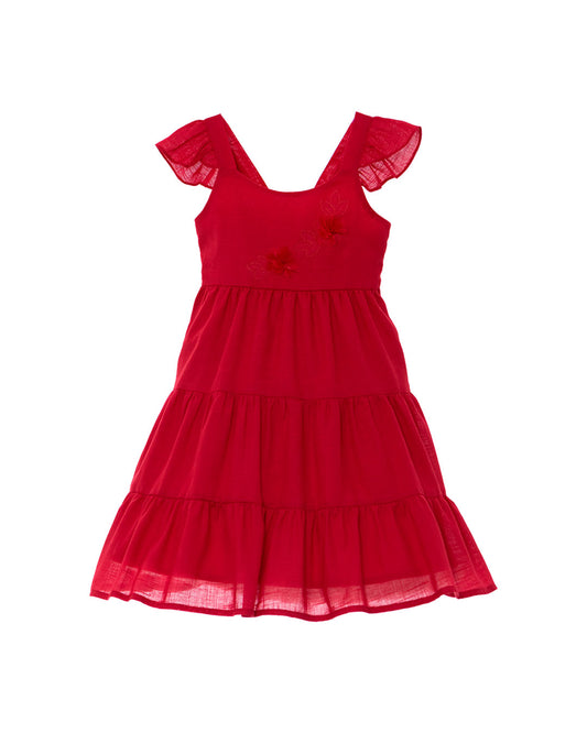 VESTIDO NIÑA | ROJO