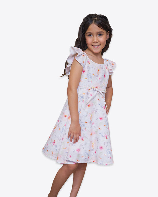 VESTIDO NIÑA | FUCSIA