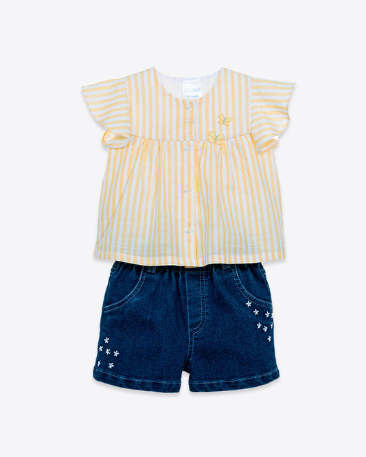 CONJUNTO BEBÉ REF 7196 | AMARILLO