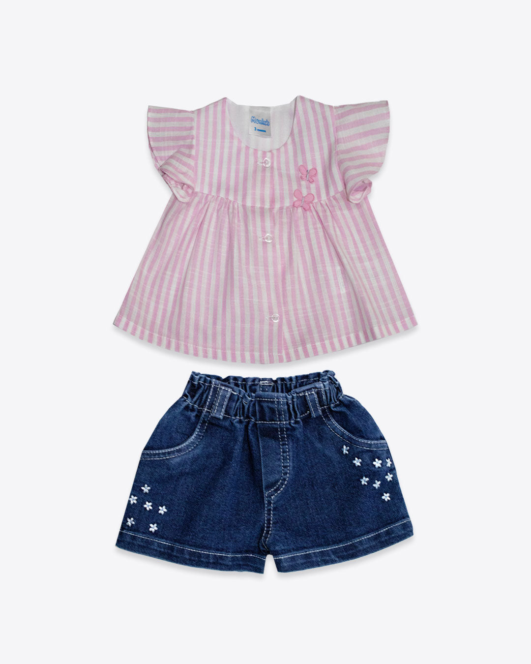CONJUNTO BEBÉ REF 7196 | ROSADO