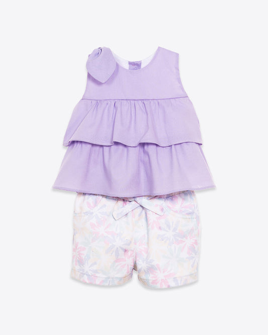 CONJUNTO BEBÉ REF 7198 | LILA