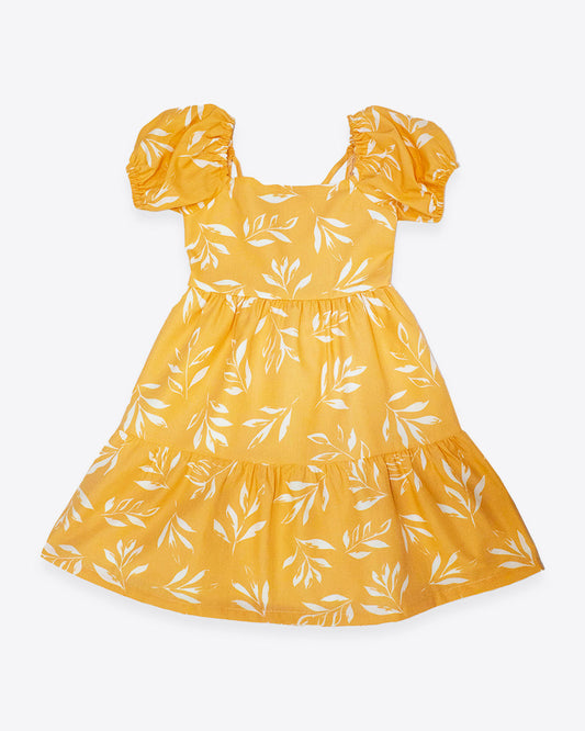 VESTIDO NIÑA | NARANJA