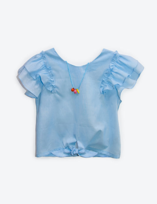 BLUSA NIÑA REF 3498 | AZUL