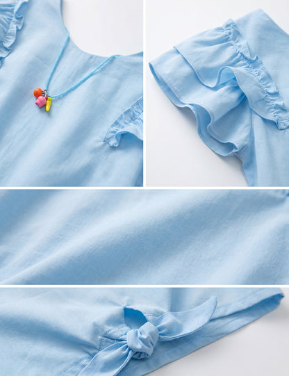 BLUSA NIÑA REF 3498 | AZUL