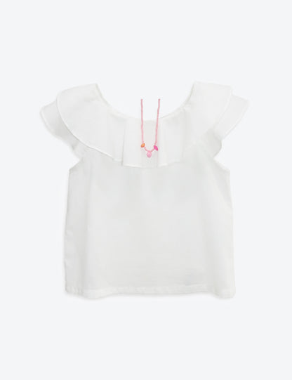 BLUSA NIÑA REF 3524 | BLANCA