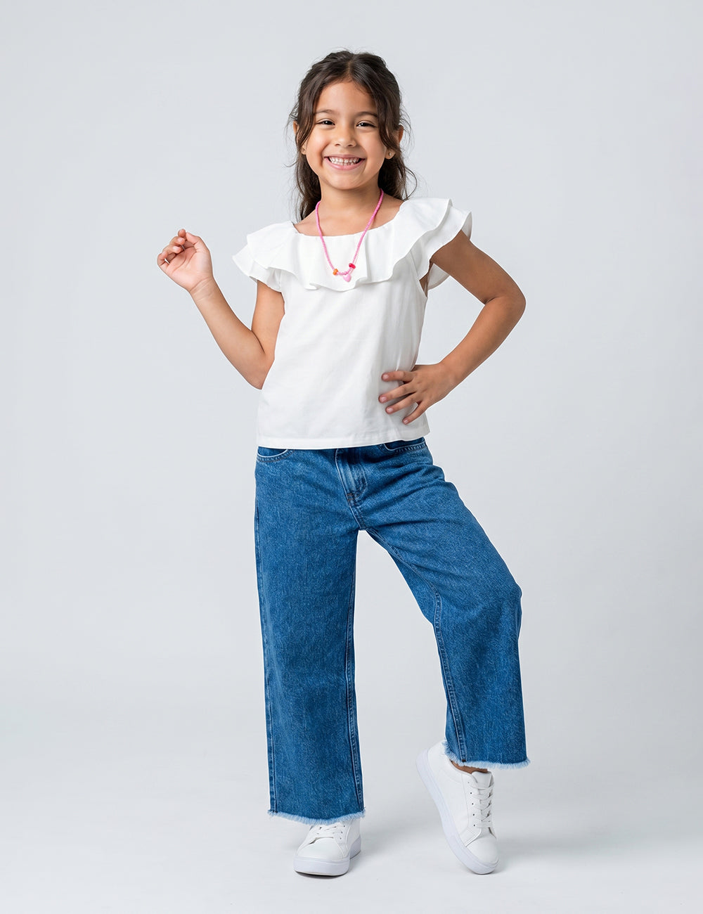 BLUSA NIÑA REF 3524 | BLANCA