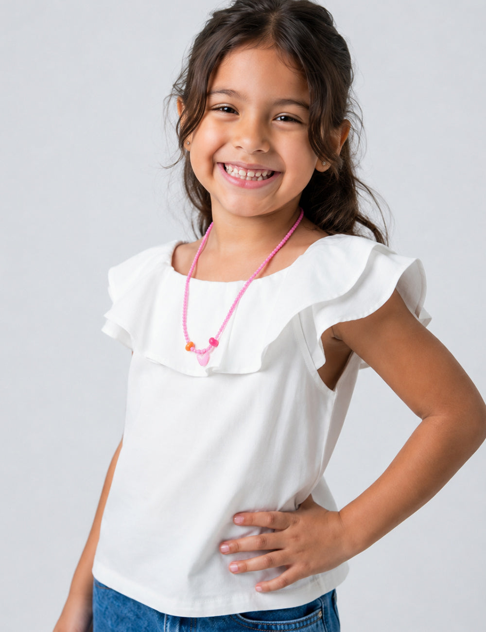 BLUSA NIÑA REF 3524 | BLANCA
