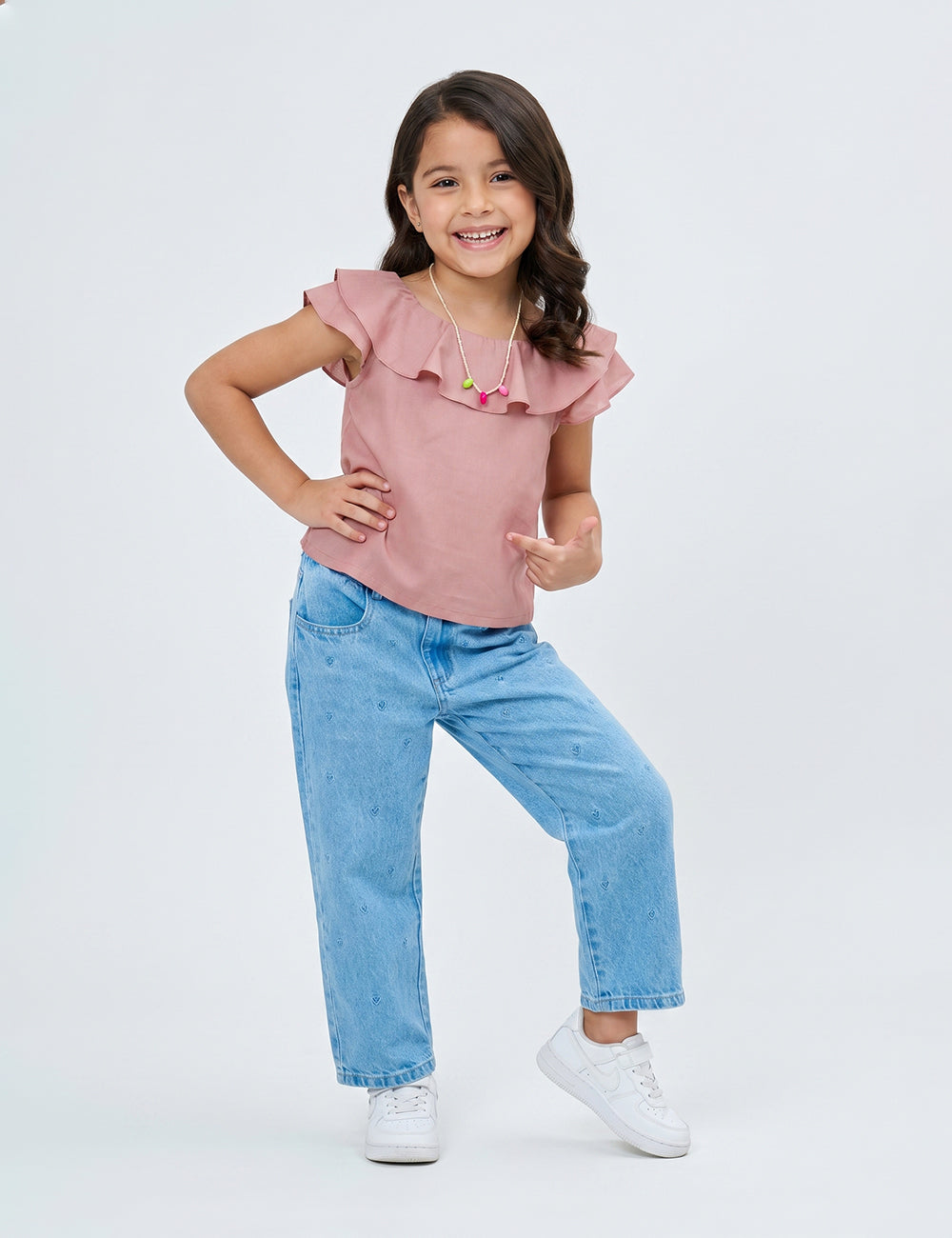 BLUSA NIÑA REF 3524 | PALO ROSA