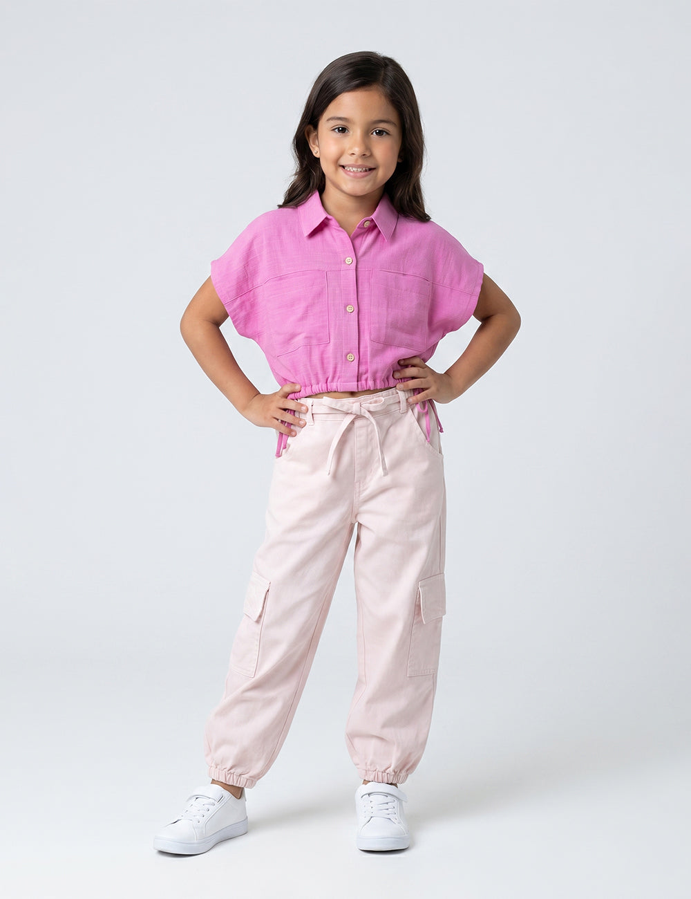 BLUSA NIÑA REF 3526 | FUCSIA