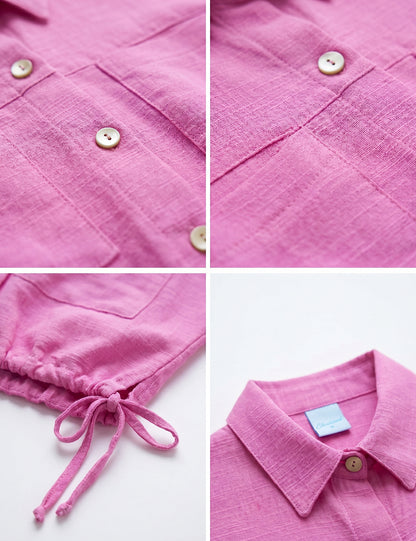 BLUSA NIÑA REF 3526 | FUCSIA