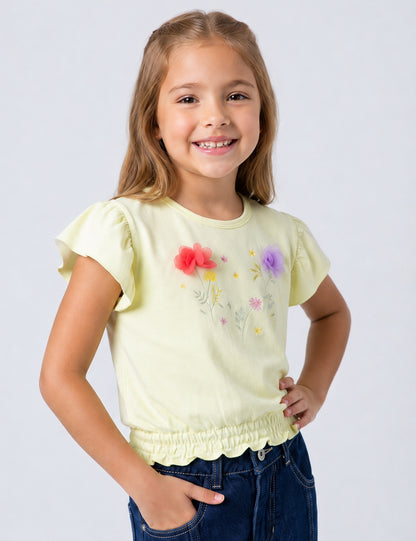 BLUSA NIÑA REF 3529 | BEIGE