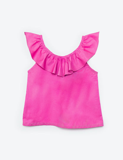 BLUSA NIÑA REF 3546 | FUCSIA