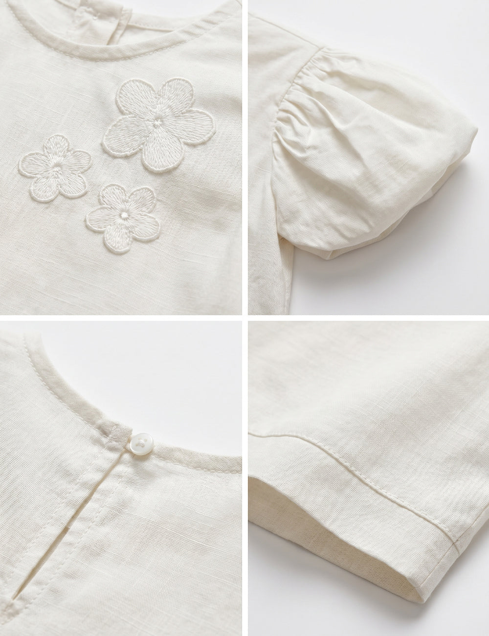BLUSA NIÑA REF 3552 | CRUDO