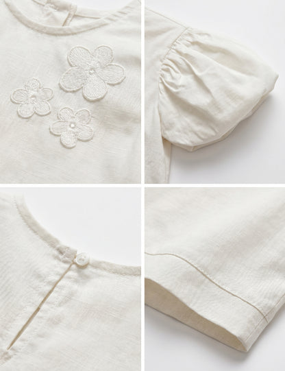 BLUSA NIÑA REF 3552 | CRUDO