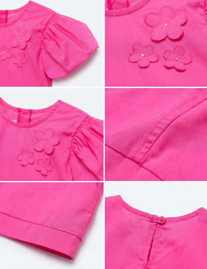 BLUSA NIÑA REF 3552 | FUCSIA