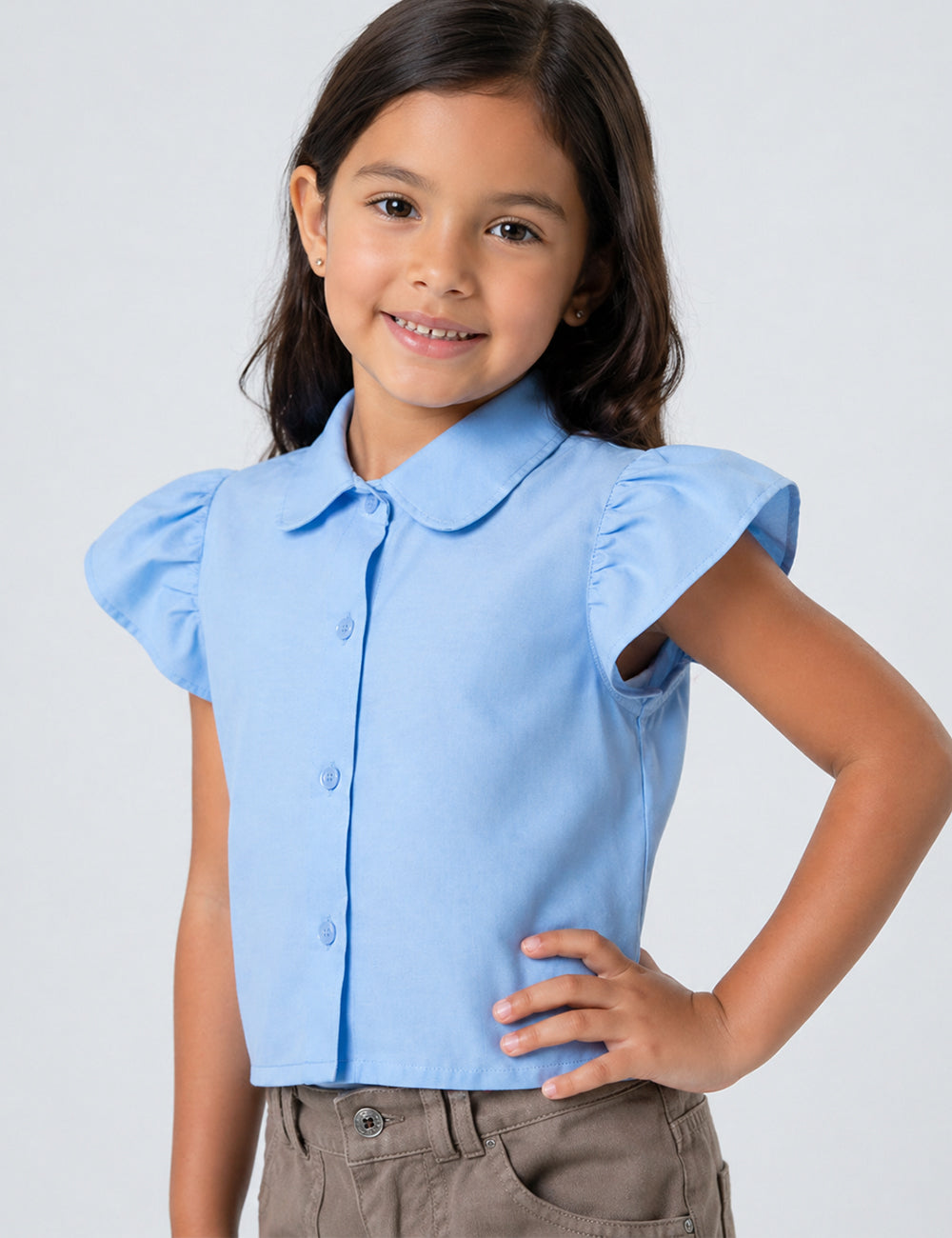 BLUSA NIÑA REF 3553 | AZUL