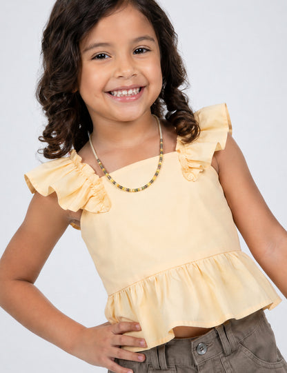 BLUSA NIÑA REF 3557 | AMARILLO