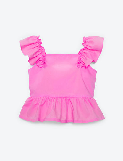 BLUSA NIÑA REF 3557 | FUCSIA