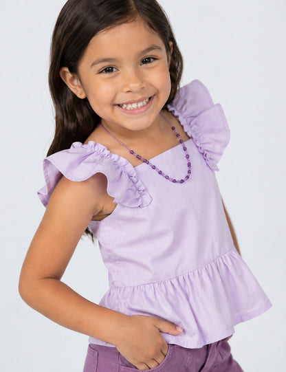 BLUSA NIÑA REF 3557 | LILA