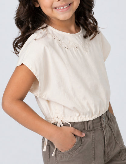 BLUSA NIÑA REF 3567 | CAQUI