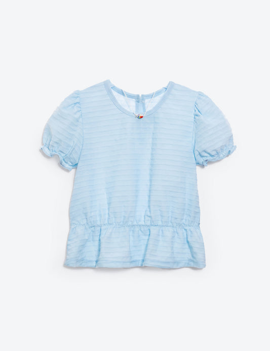 BLUSA NIÑA REF 3617 | CELESTE
