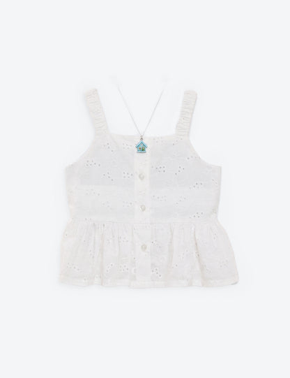 BLUSA NIÑA REF 3626 | BLANCO